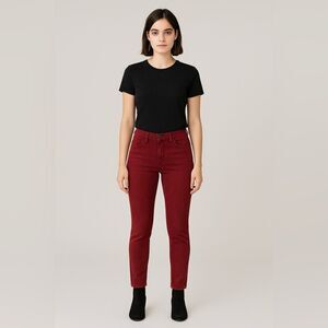 Big Star Alex Skinny Jeans Maroon Red 27” Waist Streetwear